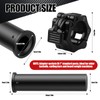 NewBEP 2PCS Olympic Adapter Sleeve 7.8" with Olympic Barbell Clamps