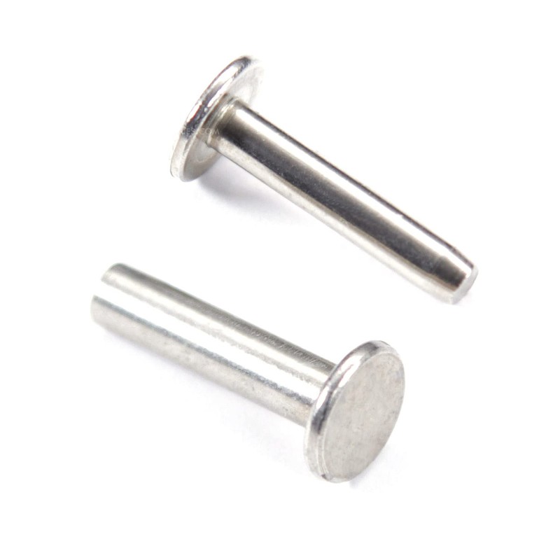 Cutlery Rivets (10 Pack) + [1] Step Drill for DIY