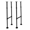 acylph 30" Metal Table Legs-H-Shape Furniture Leg with Floor Protectors,DIY