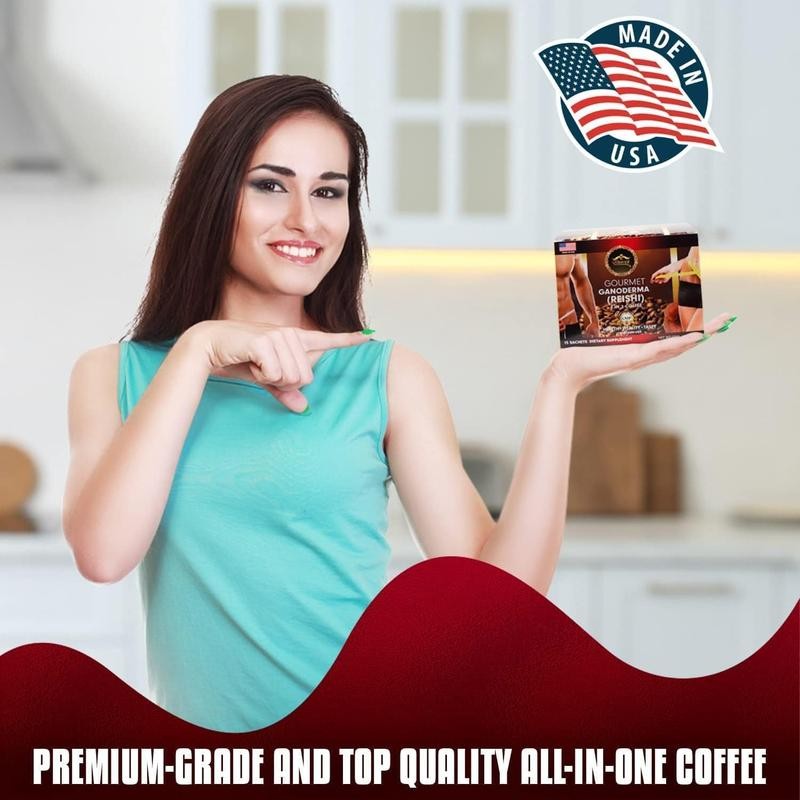 Eternal Cafe De Ganoderma Coffee 4 in 1 Reishi Beverage