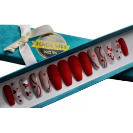 Perfect Nails Press On Uñas Postizas Press On San Valentin
