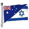 Israel Flag,3x5 FT Israeli Flag,36x60 Inch Large Digitial Double-Printed Durable