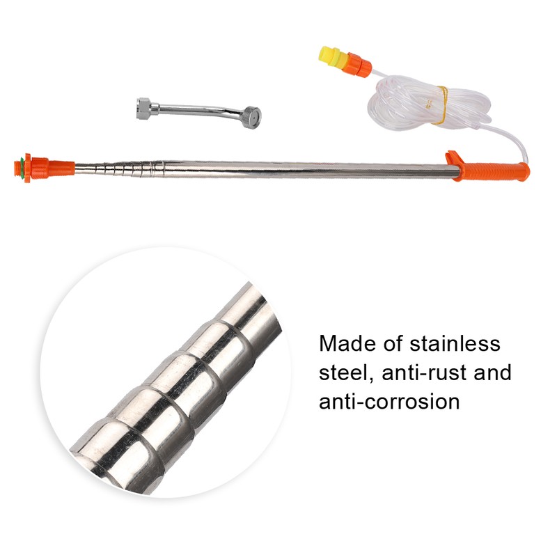 Stainless Steel Telescopic Sprayer Rod Extension Rod for Fruit Tree
