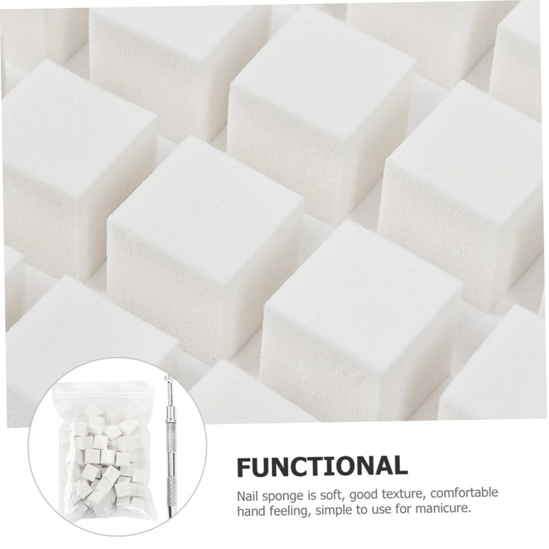 FOMIYES 1 Set Nail Sponge Grabber Nail Art Tools French