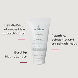 FARMA DORSCH Aloe Vera Gel | Befeuchten und erfrischen Sie Ihre Haut und Ihr Haar | Aloe Vera Haare | After Sun Aloe Vera | Aloevera Gel | Aloe Vera Gel Gesicht | 200ml