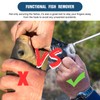 2 Removedores de Anzuelos de Acero Inoxidable Extractor de Pesca