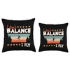 Slackliner Slackling Slackline Throw Pillow