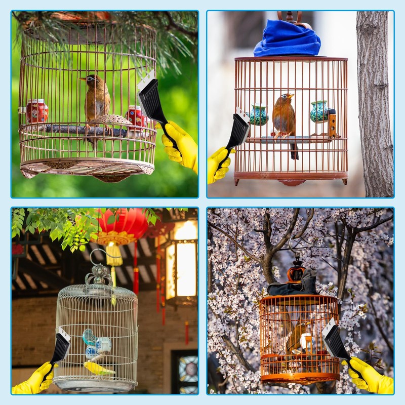 Doyime Wire Brush Birdcage Scrubbing Brush for Birdcage Pigeon Poop