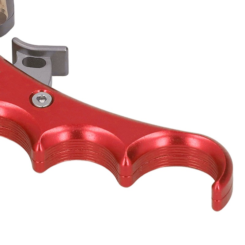 Bow Release Aids Aluminum Alloy Sensitivity Adjustable 4 Fingers Compound