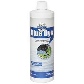 KoiWorx Blue Dye - Ornamental and Decorative Pond Dye, Water Features and Fountains, Safe for Koi - 16oz