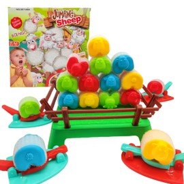 Ybgocot - Juego de mesa de ovejas, juego de ovejas catapultantes para 4 a 12 niños, juego familiar de mesa de disparos de ovejas, 2 a 4 jugadores