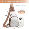 Mroede Crossbody Bags for Women 4-Pockets Sling Bag for Women