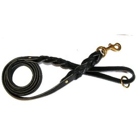 REDLINE K-9 3/4-Inch Ultra Leather Leash - Very Soft - Amish Made - Used by The Top Trainers (3/4-Inch x 3-Feet)