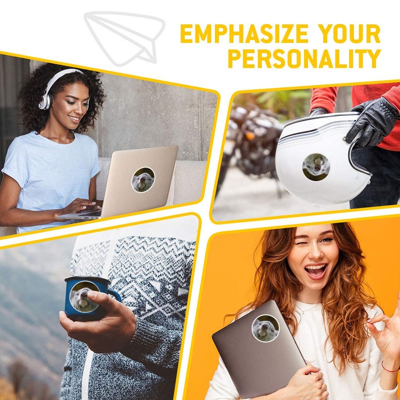 Vinyl Stickers (Set of 2) 7.5cm - Koala Bear Close