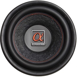 Alphasonik HSW210 Hyper 200 Series 10” 900 Watts Max / 300 Watts RMS Single 4 Ohm Car Subwoofer Stamped Alpha Steel Basket with High Grade Magnet Non Pressed Paper Cone Audio Speaker Bass Sub Woofer