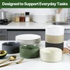 Jeffbaubl Cereal Bowls Set of 6, 6.1 Inch Ceramic Soup
