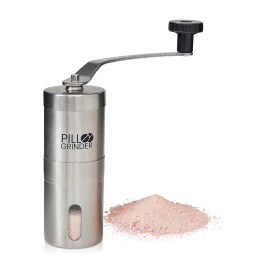 B&C Home Goods Pill Grinder Stainless Steel Pill & Tablet Crusher / Mill - Compact B&C Brand