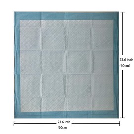 Puppy Pads, 40 Count, Disposable Pee Pads for Dogs, (23.6" x 23.6" ), Leak-Proof & Super Absorbent, Thicken Training Pads for Dogs, L Potty Pads for Dogs, Dog Pee Pads, Puppy Training Pads