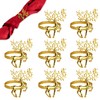 Napkin Rings Set of 8 Napkin Rings Reindeer for Christmas