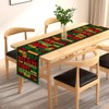 Black History Month Table Runner Juneteenth Afro African American Decoration