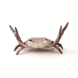 Creative Crab Shaped Pen Holder, 1 Count Unique Creative Crab Design Pen Holder, Desktop Pen Holder for Home Office School,  Office Supplies:_Purple_1 Count