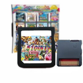 KARPEX 510 in 1 Game Cartridge, Contains 510 Games,Super Combination Game Card,Retro Classic DS Games, Suitable for NDS,NDSi,3DS,New,DS,2DS