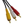 Like-You 3.5mm Mini Plug (Male) to 3RCA Male Adapter Stereo