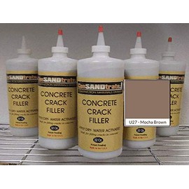 Stained Concrete Crack Filler -Mocha Brown - 3 lb. (Single 32 oz. Bottle)