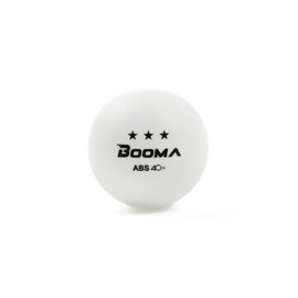 BOOMA Ping Pong Balls | 3-Star 40+ Table Tennis Balls | Premium ABS Training Balls | Highly Durable for Indoor/Outdoor Ping Pong Games, Competitions (Pack of 18, White)