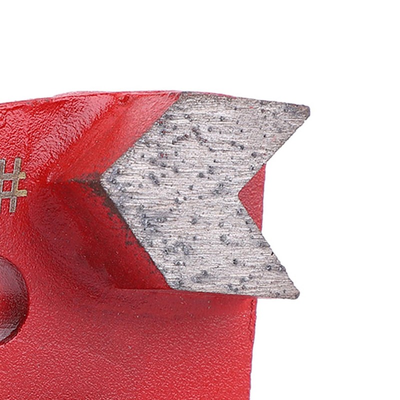 3PCS Trapezoid Diamond Grinding Disc Floor Grinding Pad #30 Grit