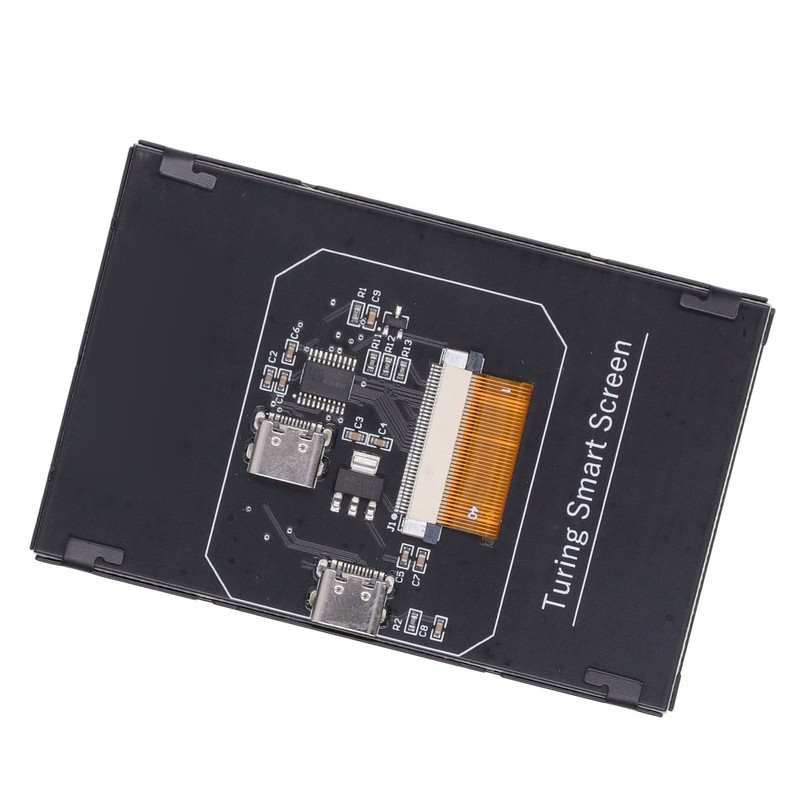Computer Monitoring Secondary Screen Set 3.5 Inch Display with Bracket