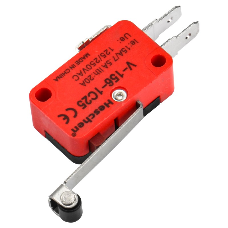 Heschen Micro Switch, V-156-1C25, 7.5A 250VAC, Ith 20A, SPDT, Long