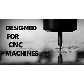 Amana Tool - 51528 Solid Carbide CNC Spiral 'O' Single Flute, Plastic Cutting 3/8 Dia x 3