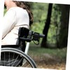 Baluue 2pcs Crutch Holder for Wheelchair and Mobility Scooter Durable