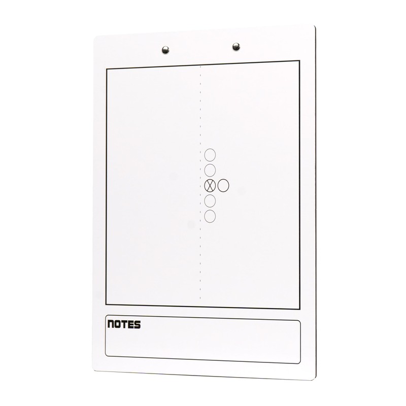 Elite Clipboards Football White Dry Erase Coaches Clipboard | Double-Side