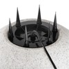 trendlights24 Stone IP65 Globe Light for Garden, 20 cm Globe