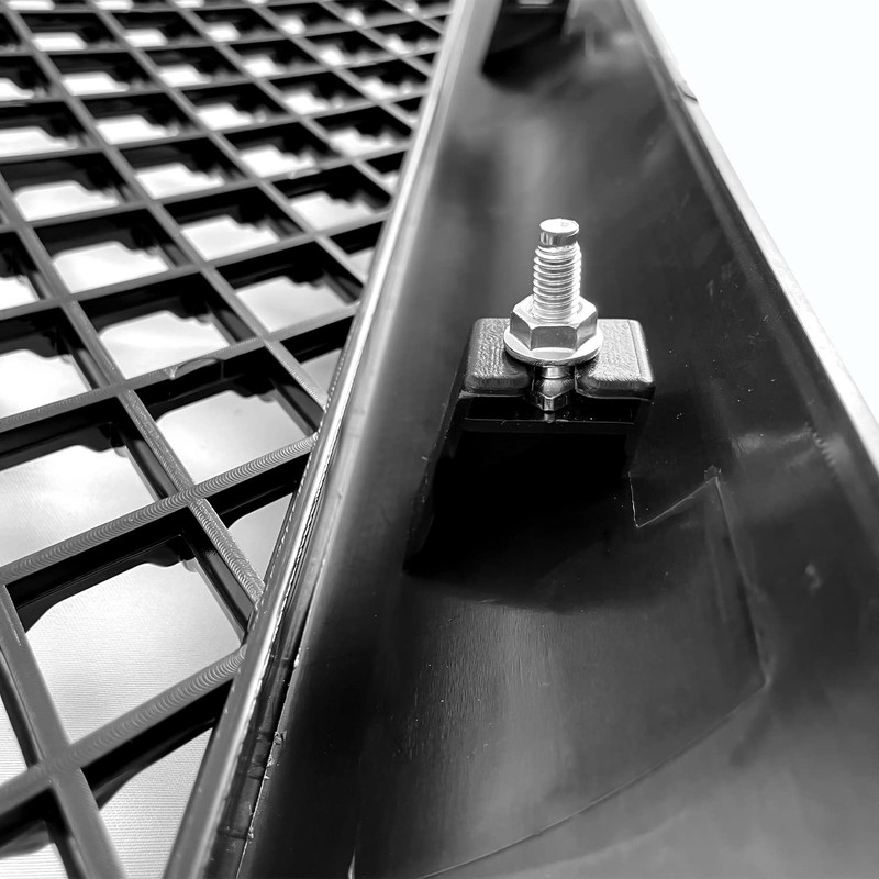 DIBON AUTO Glossy Black Grille Grill For Dodge RAM 1500