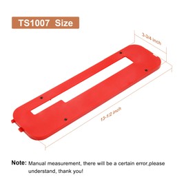 Powswopx TS1007 Dado Insert Table Saw Stand Replace for Bosch 4000 table saw, Mfr. No. 4100 and GTS1031