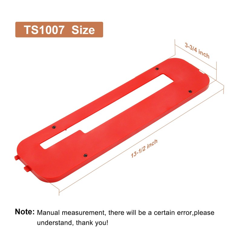 Powswopx TS1007 Dado Insert Table Saw Stand Replace for Bosch