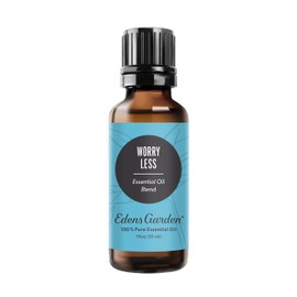 Edens Garden Worry Less Essential Oil Blend- 100% Pure Premium Grade, Undiluted, Natural, Therapeutic, Aromatherapy, The Best for Skin, Candle, Humidifiers 30 ml (1 fl oz)