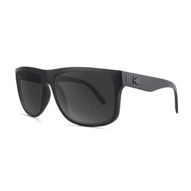 Knockaround Torrey Pines Polarized Sunglasses for Men & Women - Impact Resistant Lenses & Full UV400 Protection, Matte Black Frames/Black Lenses