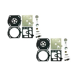 Carburetor Repair/Rebuild Kit Replaces Walbro K12-HDA for Husqvarna 3120 3120XP Echo CS-5000 CS-510EVL CS-5500 CS-6700 CS-8000 (Pack of 2)