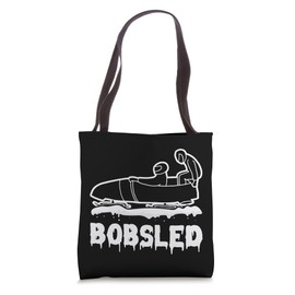 Bobsleigh Team Sleigh Speed Fanatic Bobsled Enthusiast Tote Bag