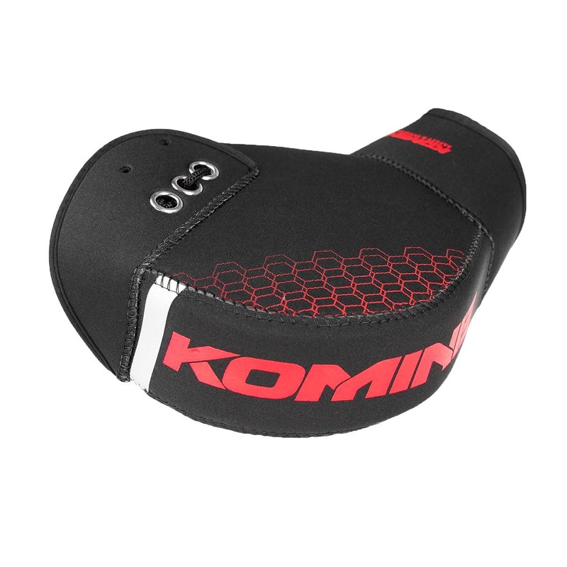 Komine AK-348 1300 Motorcycle Neoprene Handle Warmer, Plus Black, Free