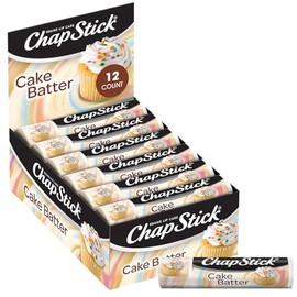 ChapStick Edición Limitada Cake Batter (masa de pastel), paquete de recambio de 12 barras