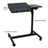 FCH 23.2 Inch Rolling Adjustable Multifunctional Lifting Computer Desk, Tilting