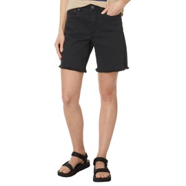 Toad&Co Balsam Seeded Cutoff Shorts Washed Black 8 27.5
