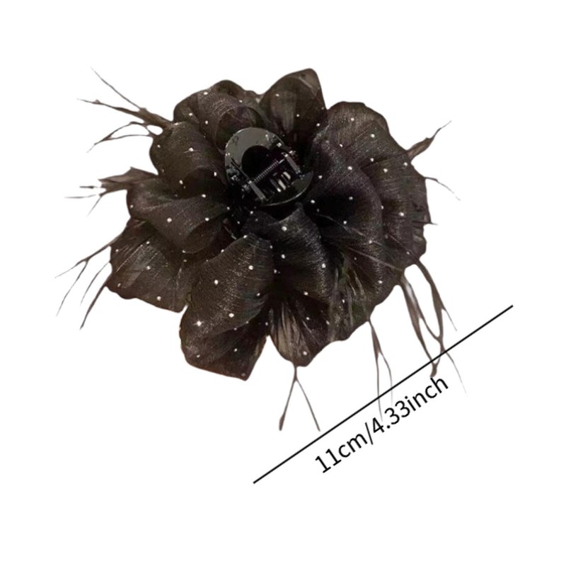 Qianly Hair Clip Headwear Accessories Fashion Jaw Clip for Wedding