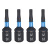 HARFINGTON 4pcs H2.5 Hex Screwdriver Bit 1/4" Hex Shank 25mm/1"