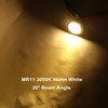 ALIDE MR11 GU4 Led Bulbs 3000K Soft Warm White 3W,